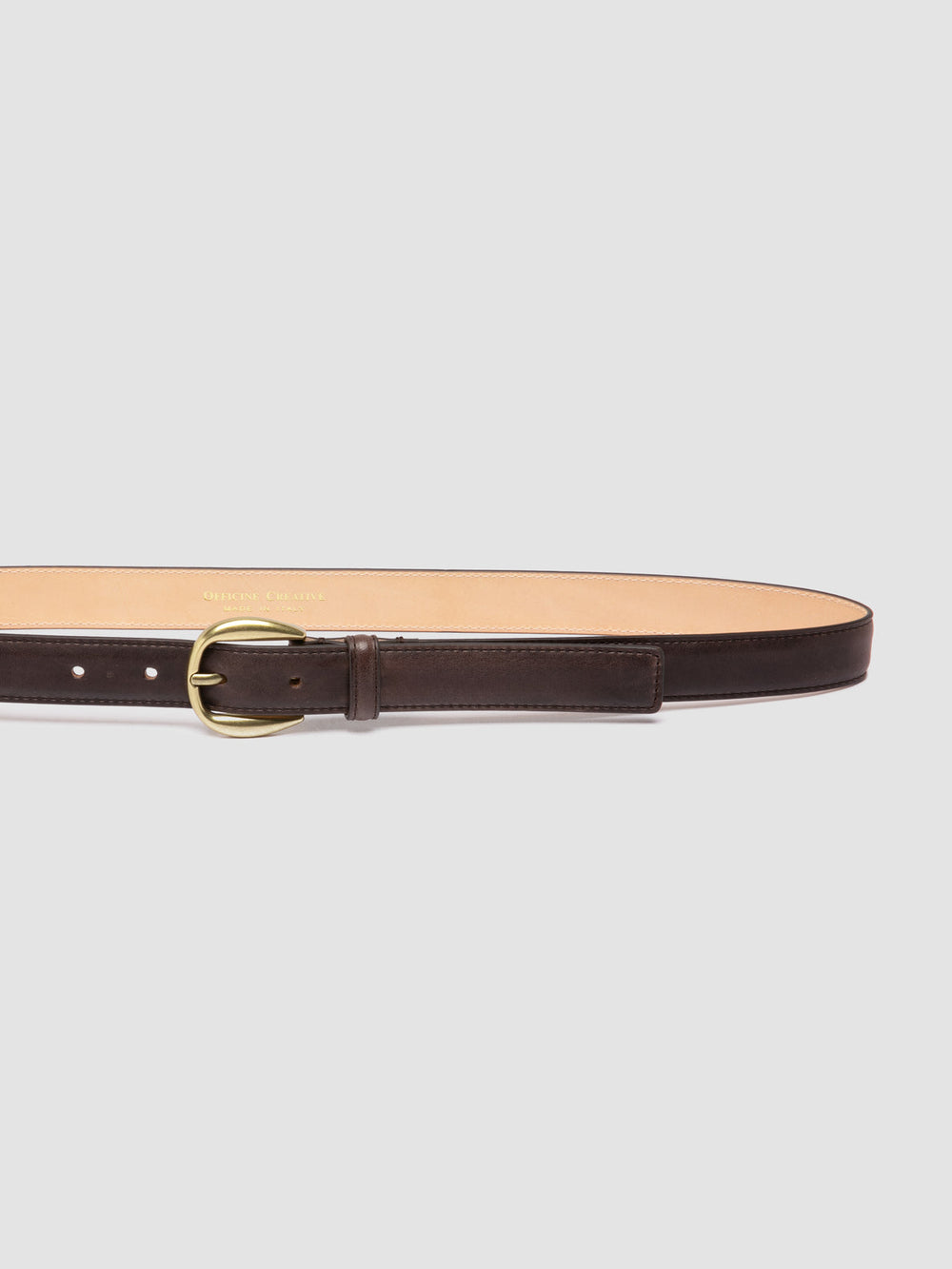 OC STRIP 102 - Brown Leather Belt - Image 4