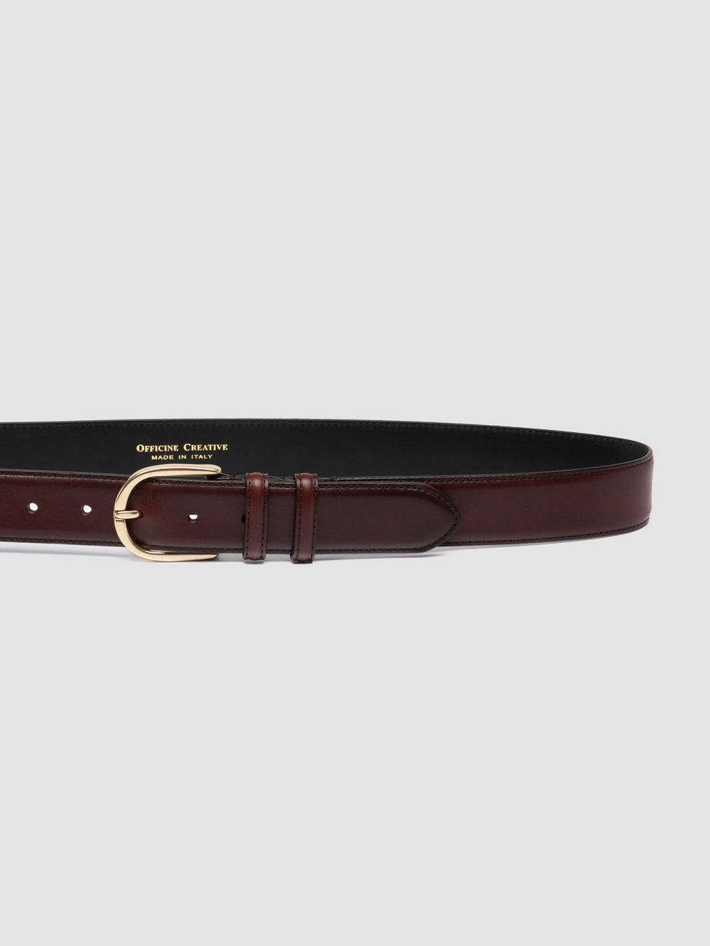 OC STRIP 105 - Brown Leather Belt - Image 4