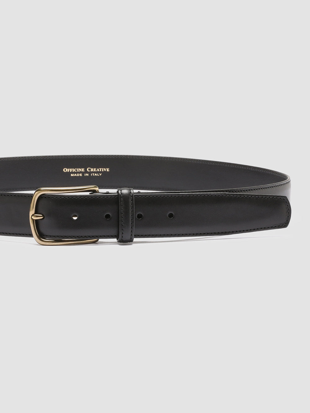 OC STRIP 04 - Black Leather belt - Image 4