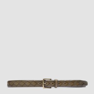 OC STRIP 29 - Green Woven Leather Belt