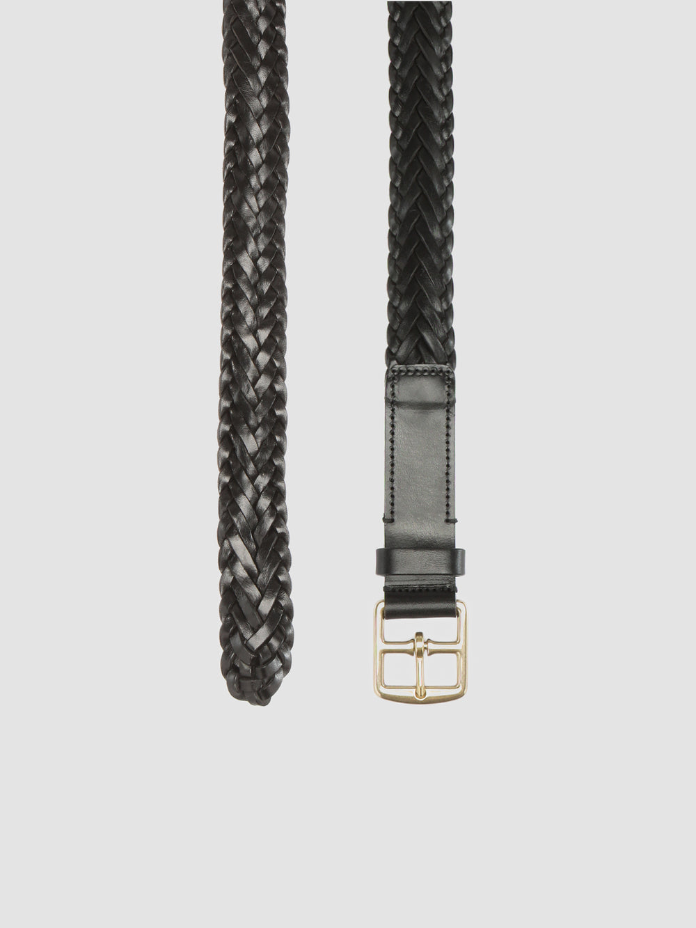 OC STRIP 054 - Black Leather Belt - Image 2
