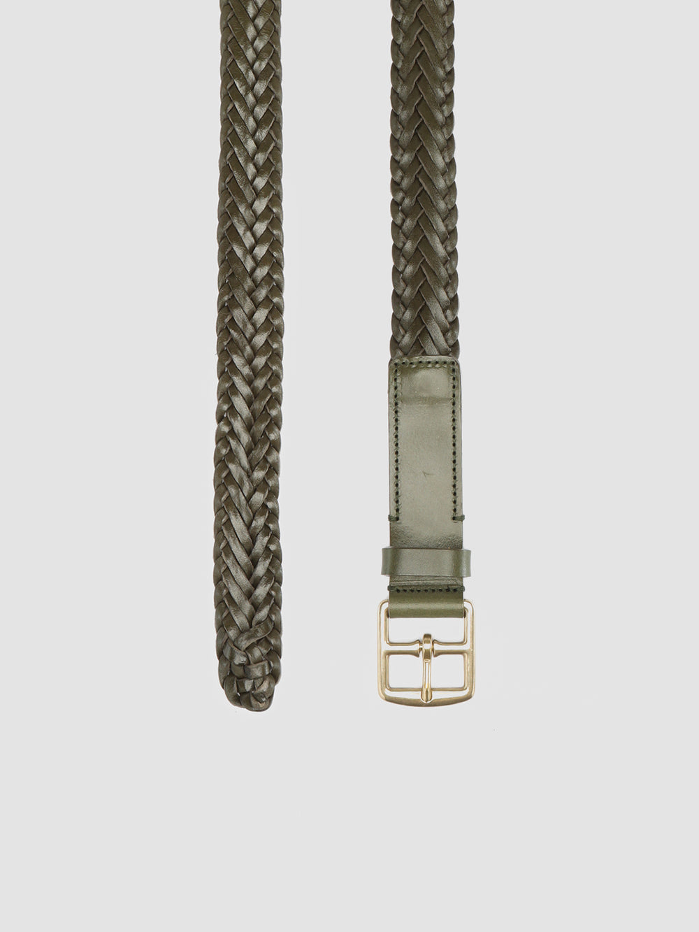 OC STRIP 054 - Green Leather Belt - Image 2