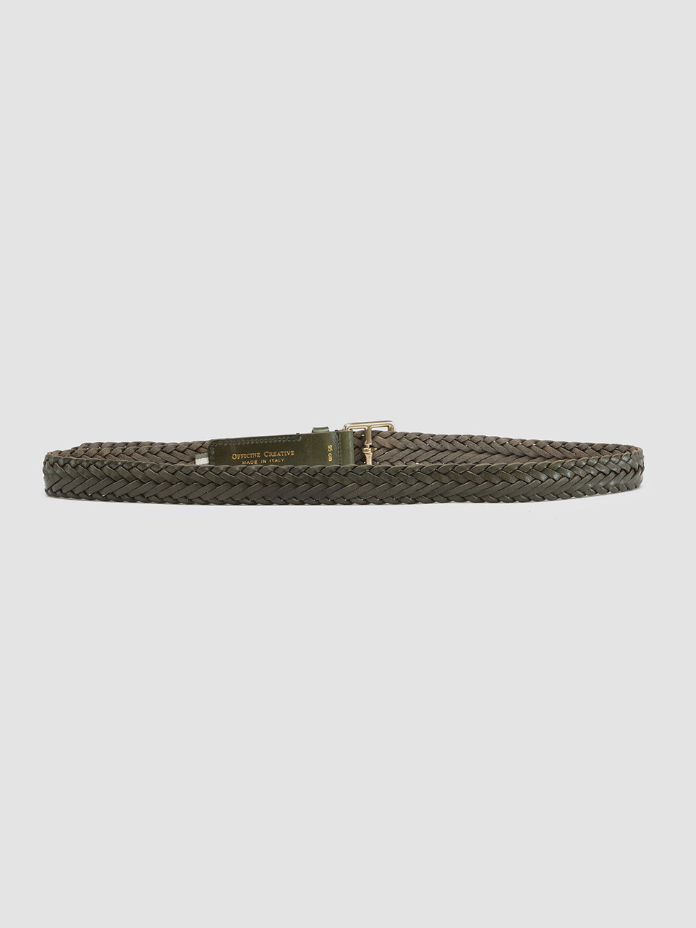 OC STRIP 054 - Green Leather Belt - Image 3