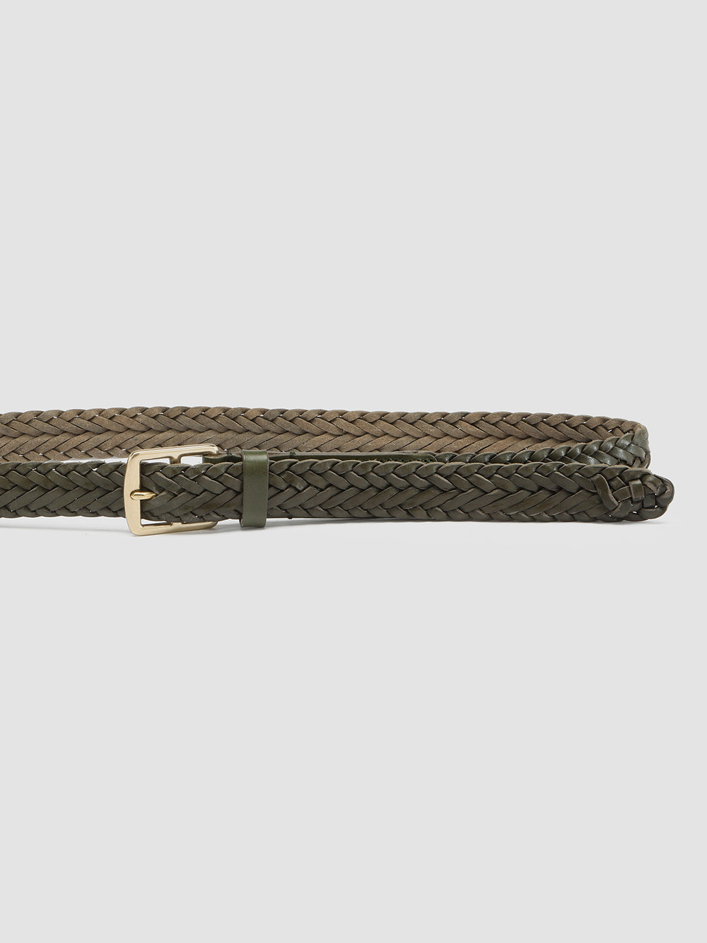 OC STRIP 054 - Green Leather Belt - Image 4