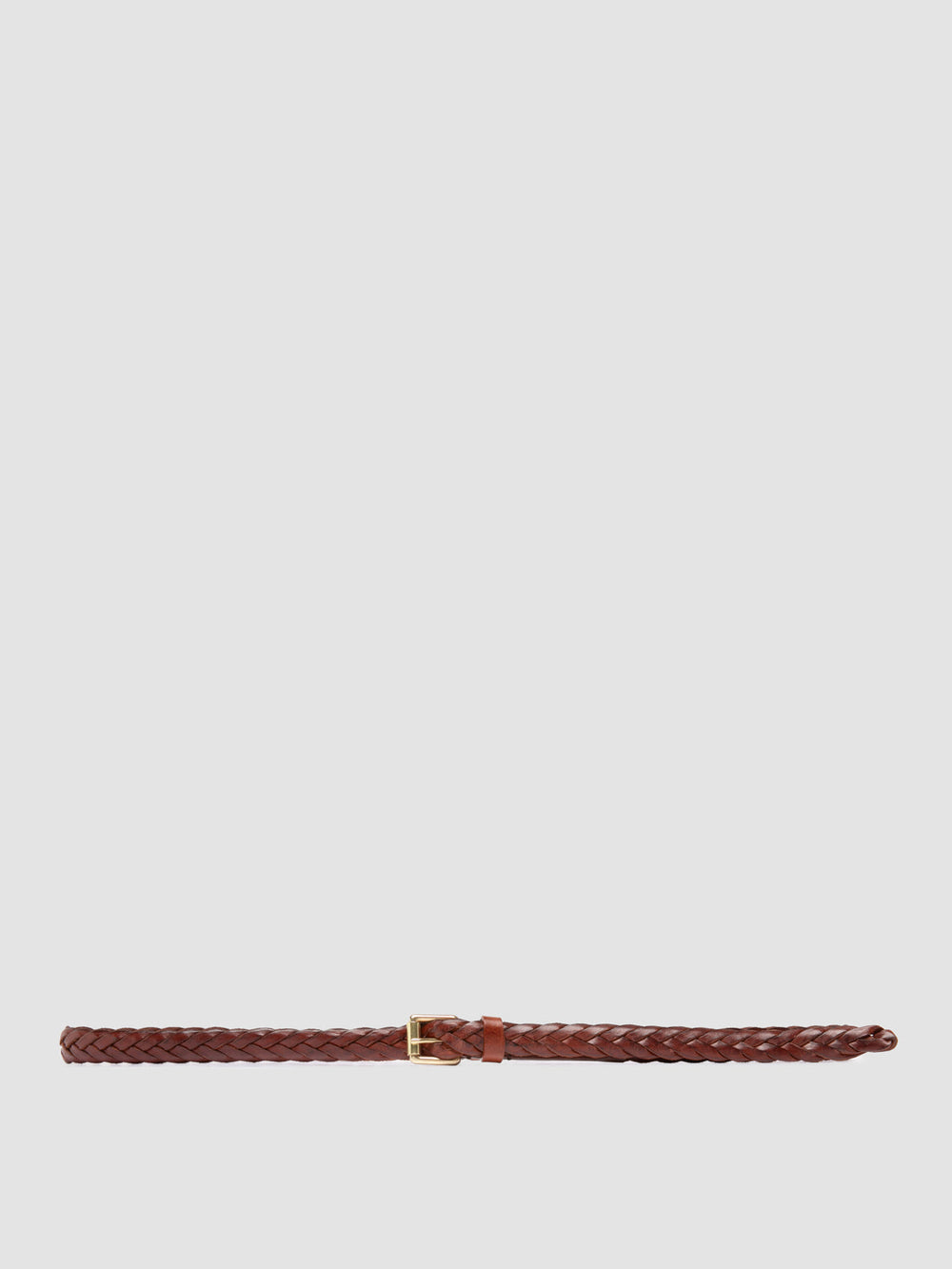 OC STRIP 064 - Brown Woven Leather Belt