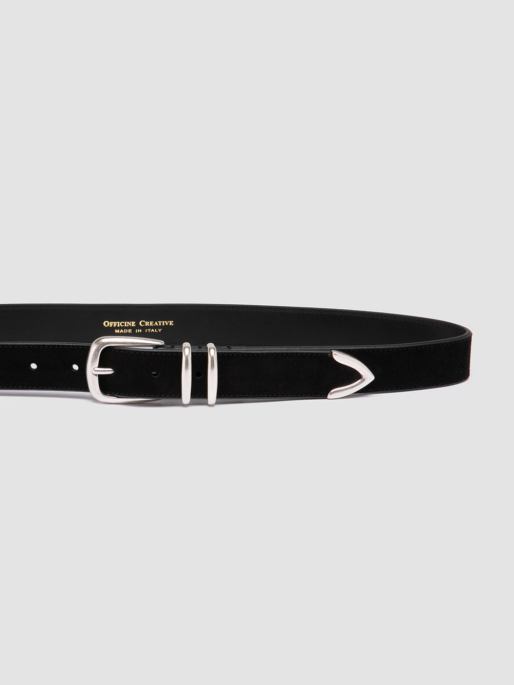 OC STRIP 074 - Black Suede Belt - Image 4