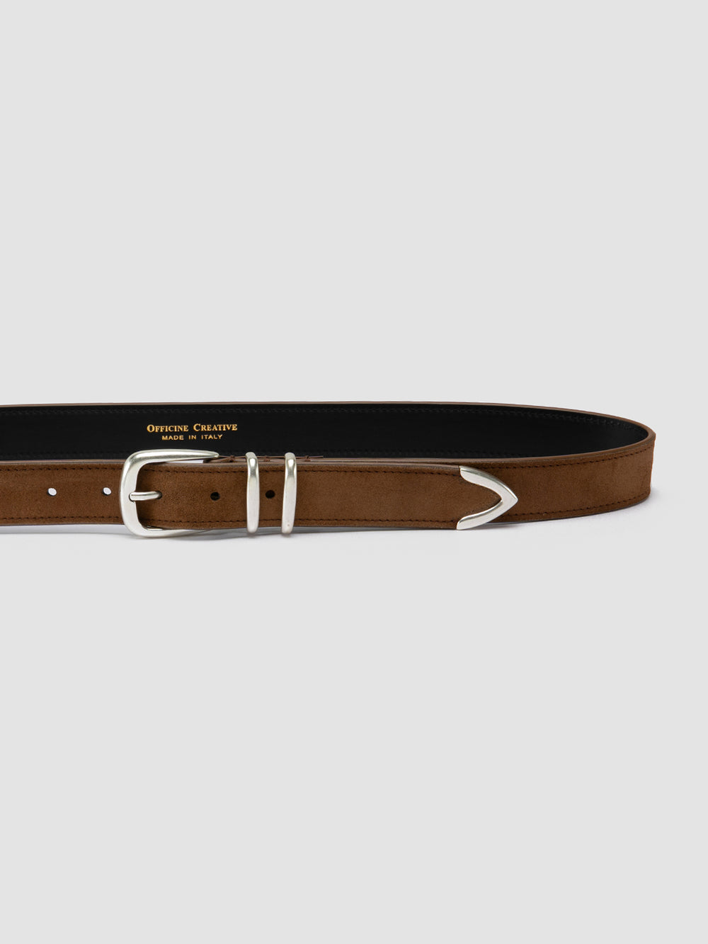 OC STRIP 074 - Brown Suede Belt - Image 4