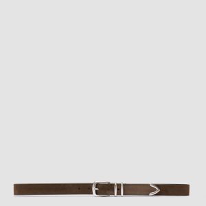 OC STRIP 074 - Taupe Suede Belt