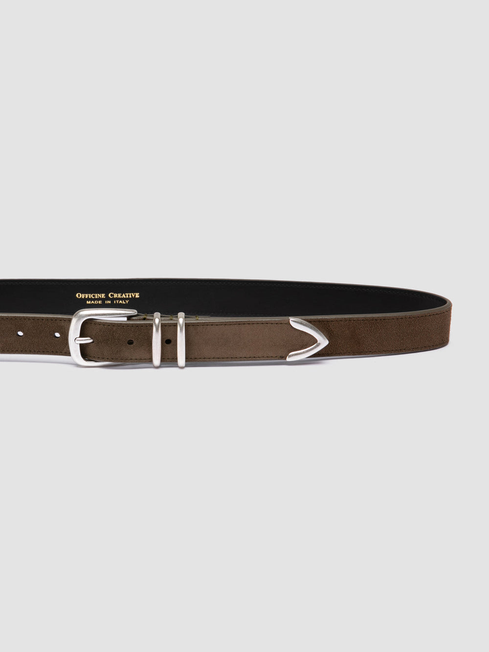 OC STRIP 074 - Taupe Suede Belt - Image 4