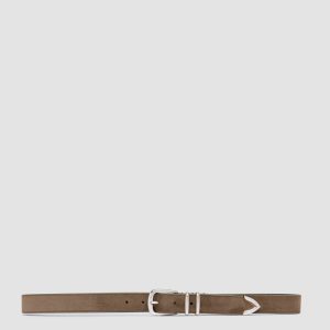 OC STRIP 074 - Taupe Suede Belt