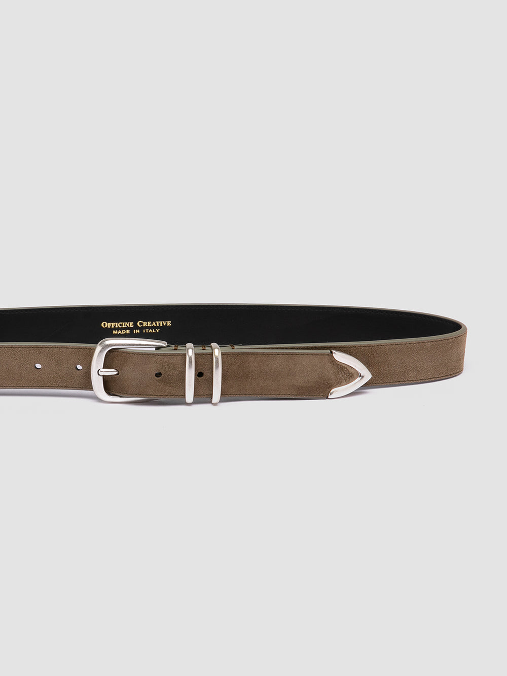 OC STRIP 074 - Taupe Suede Belt - Image 4