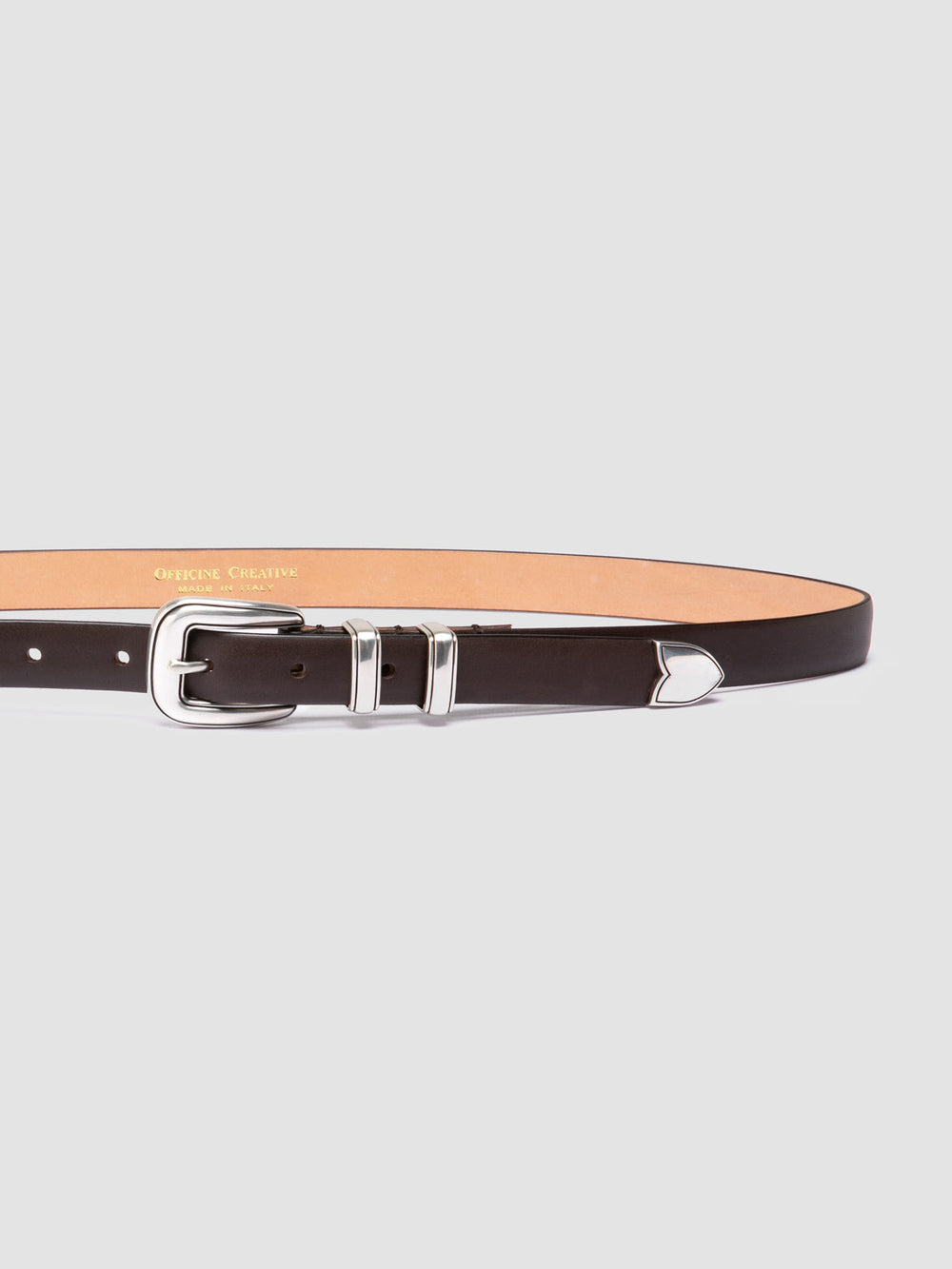 OC STRIP 091 - Brown Leather Belt - Image 4