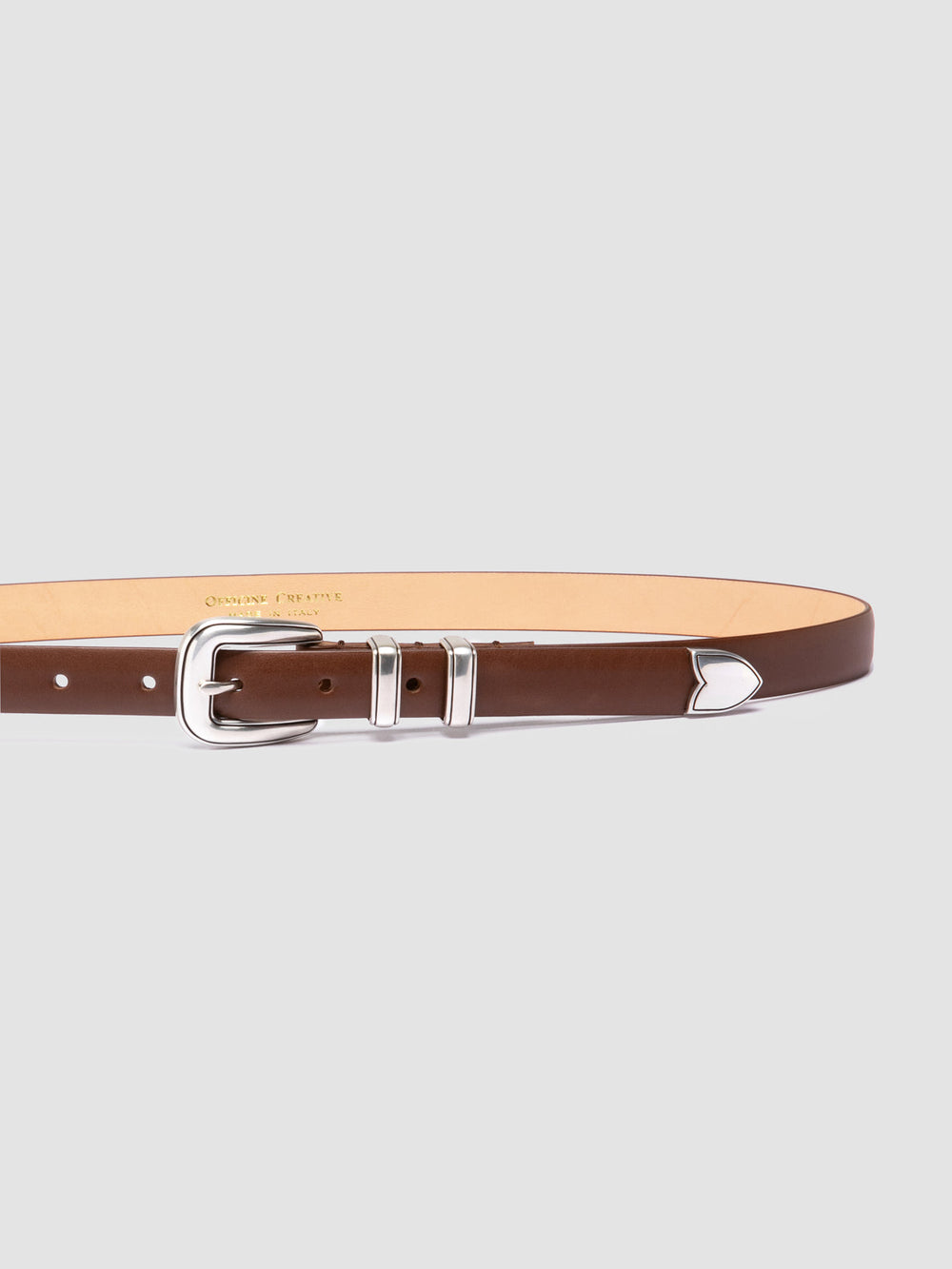 OC STRIP 091 - Brown Leather Belt - Image 4