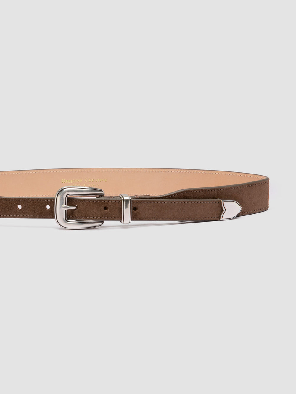 OC STRIP 092 - Brown Suede Belt - Image 4