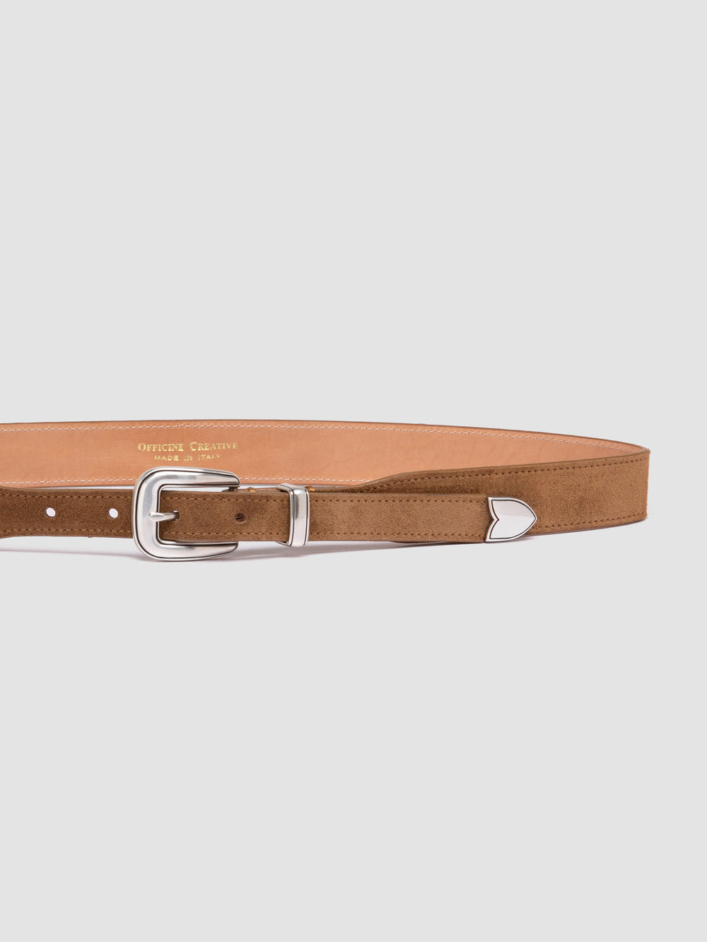 OC STRIP 092 - Brown Suede Belt - Image 4