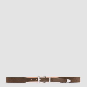 OC STRIP 092 - Green Suede Belt