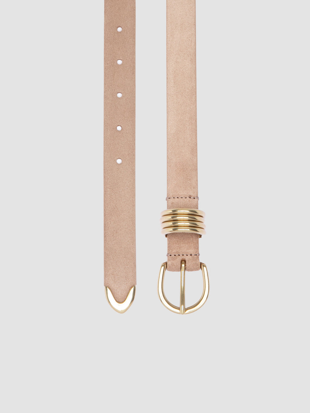 OC STRIP 098 - Taupe Suede Belt - Image 2