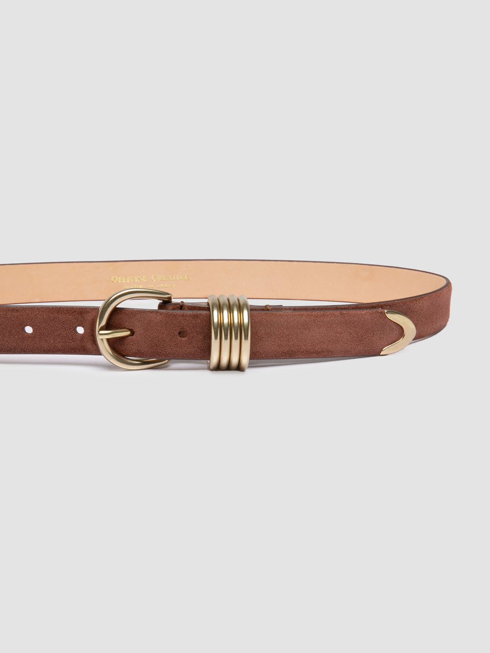 OC STRIP 098 - Brown Suede Belt - Image 4