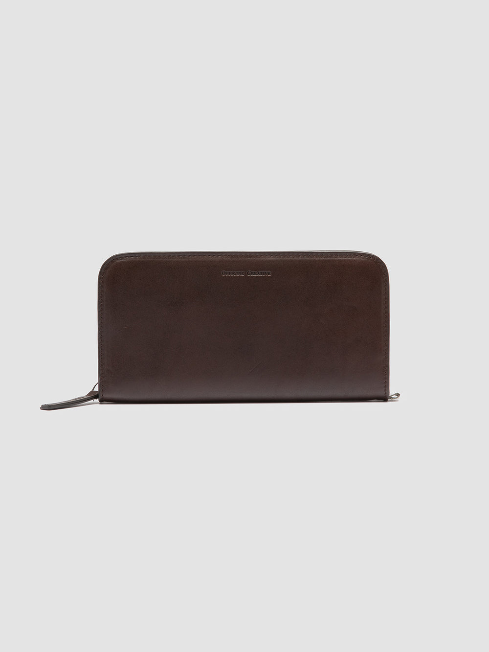BERGE’ 01 - Dark Brown Zip Around Leather Wallet - Image 2
