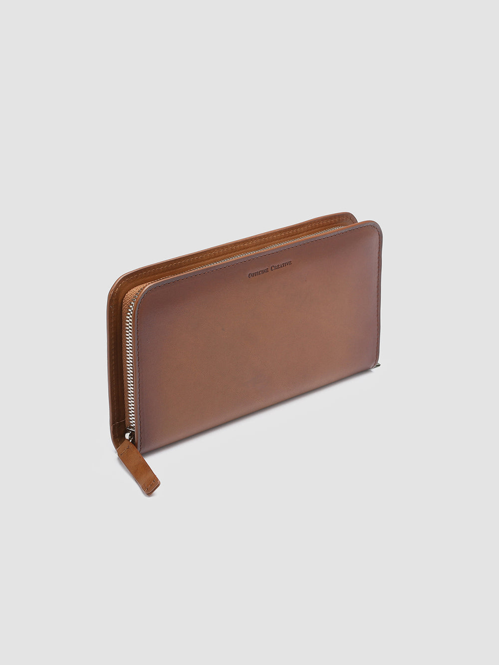 BERGE’ 01 - Brown Zip Around Leather Wallet - Image 2