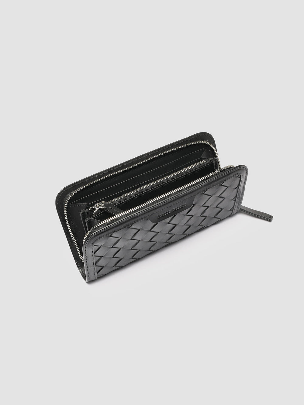 BERGE’ 101 - Black Woven Leather Wallet - Image 2