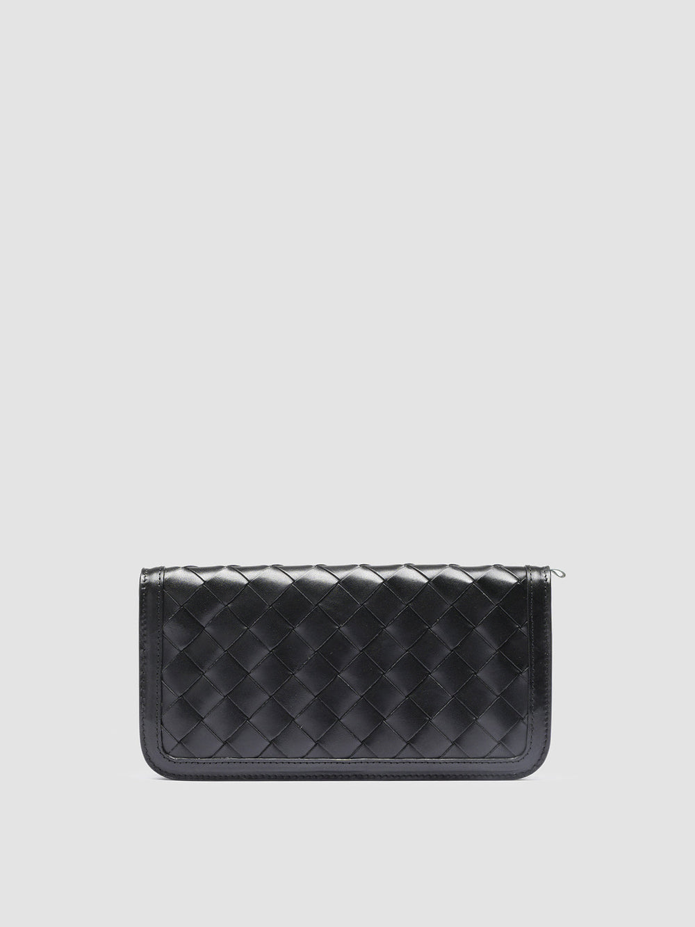 BERGE’ 101 - Black Woven Leather Wallet - Image 3
