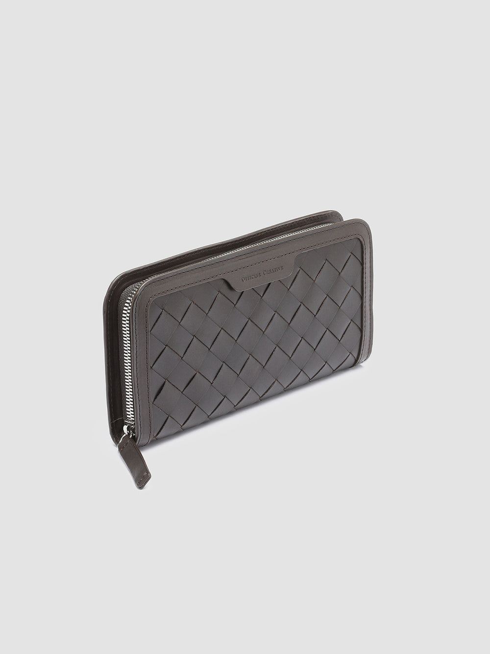 BERGE’ 101 - Brown Woven Leather wallet - Image 3