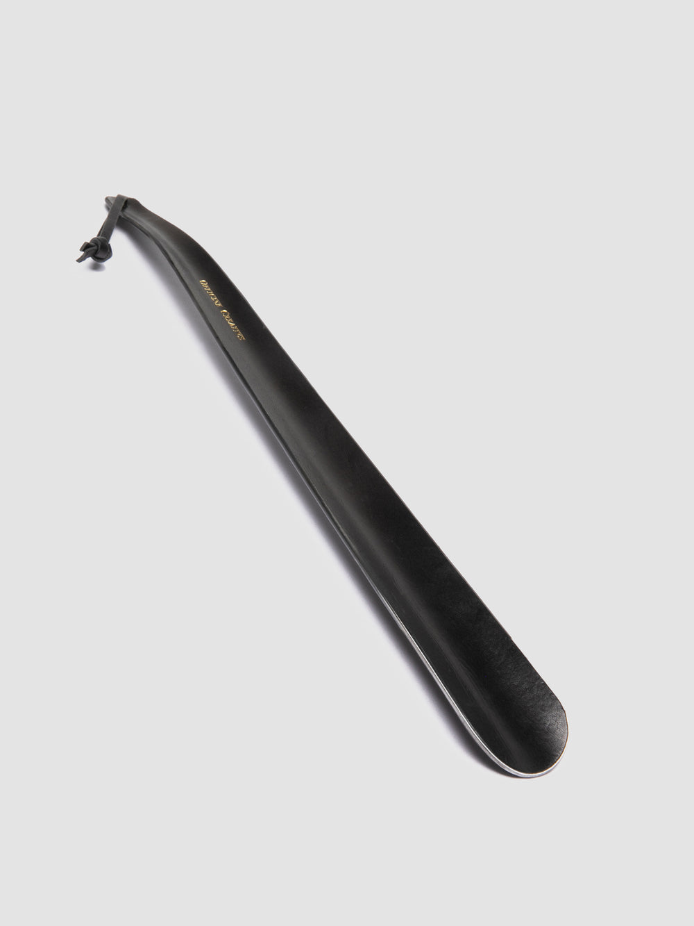 SHOEHORN - Black Leather Shoe Horn - Image 3