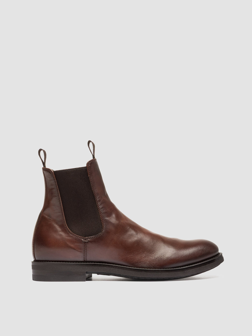 ACADEMIA 002 - Brown Leather Chelsea Boots