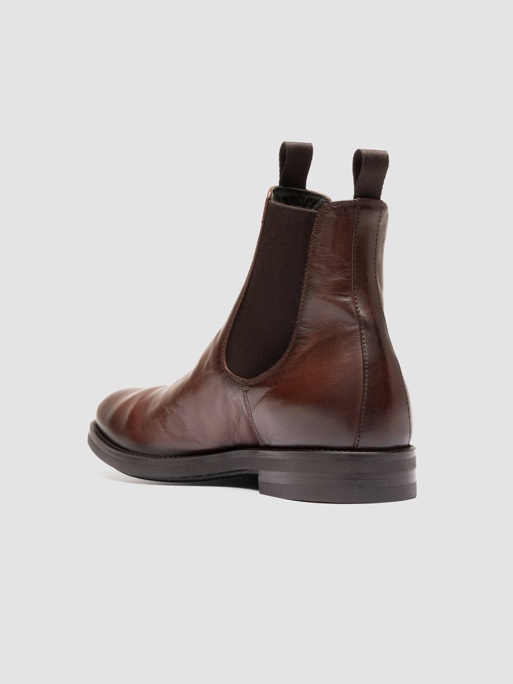 ACADEMIA 002 - Brown Leather Chelsea Boots - Image 4
