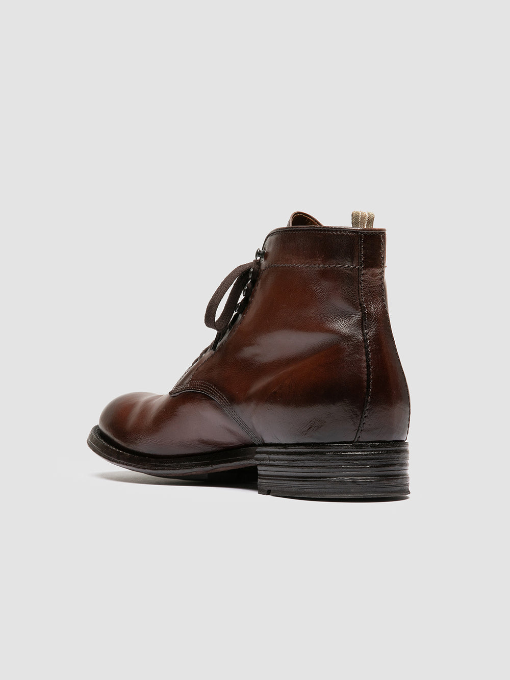 ADMIRAL 009 - Brown Leather Lace-up Boots - Image 4