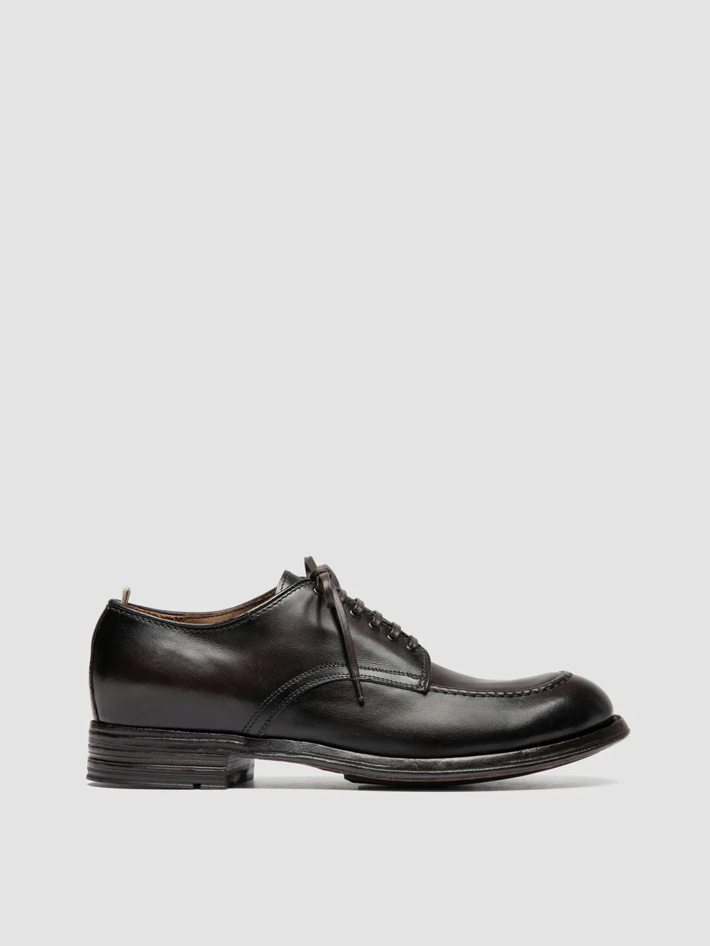 ADMIRAL 013 - Brown Leather Derby Shoes