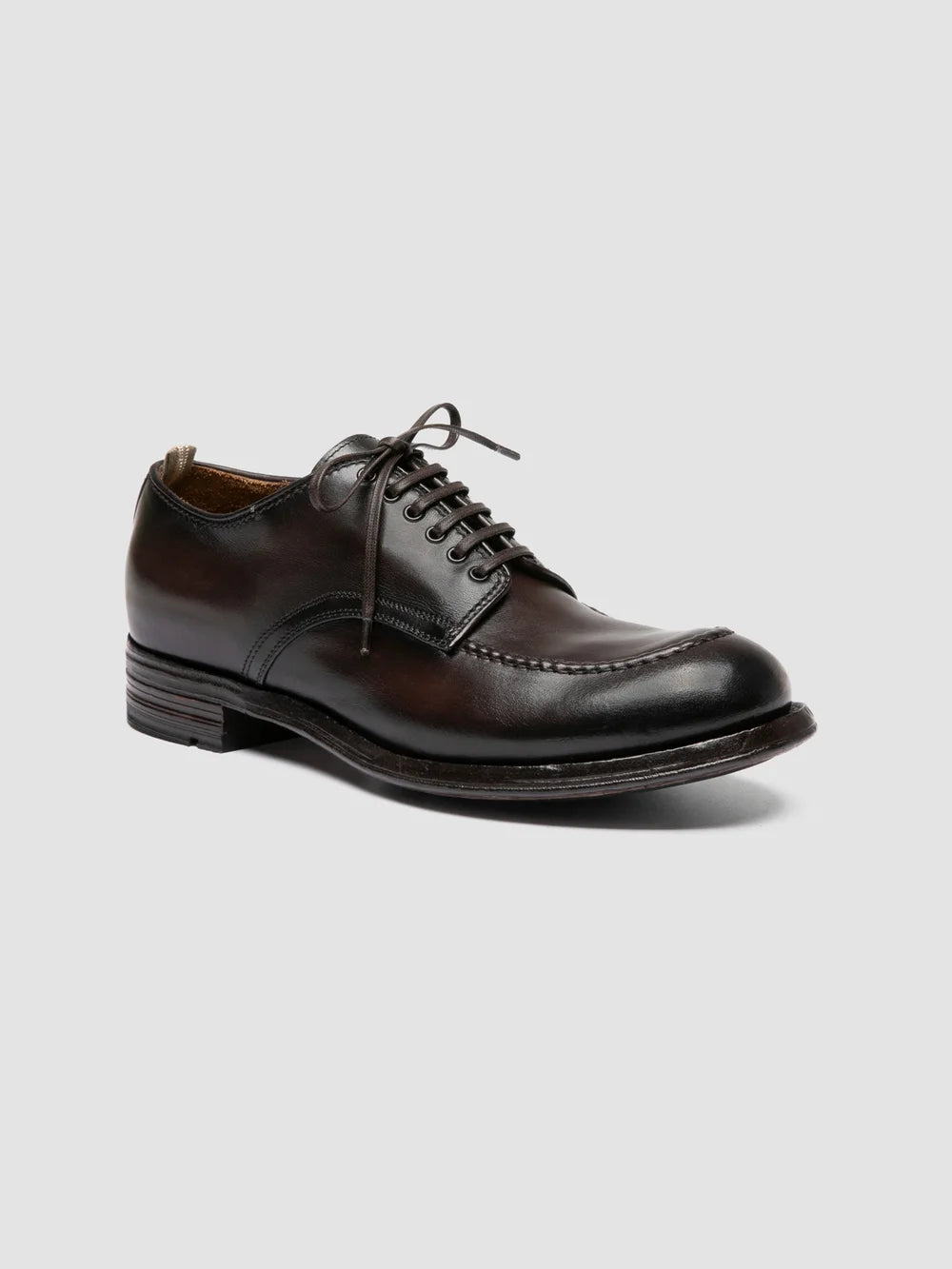 ADMIRAL 013 - Brown Leather Derby Shoes - Image 3