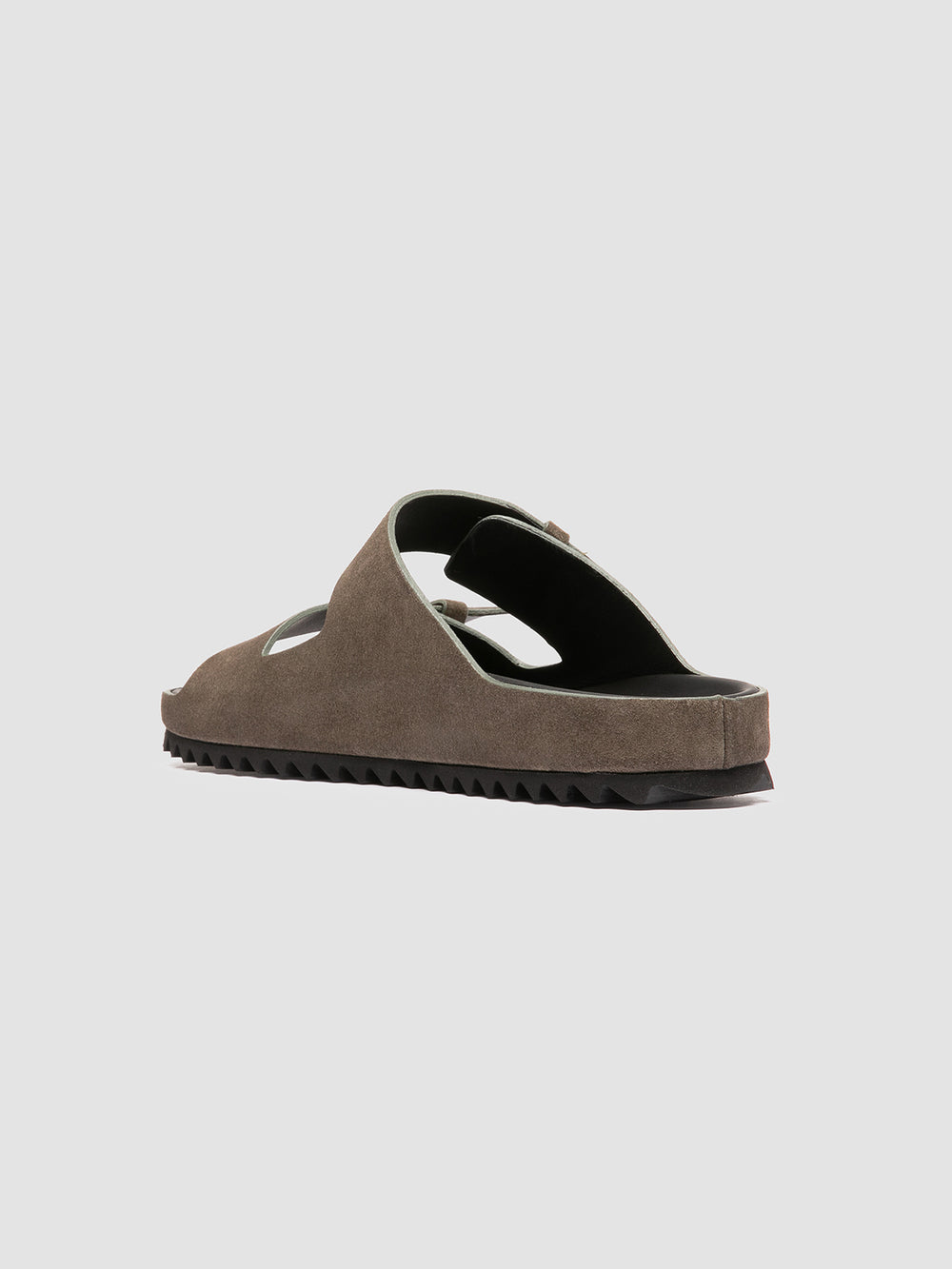 AGORÀ 010 - Green Suede Slide Sandals - Image 4