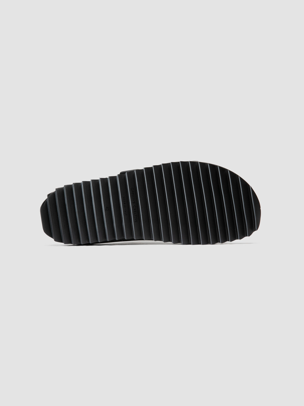 AGORÀ 010 - Black Leather Slide Sandals - Image 5