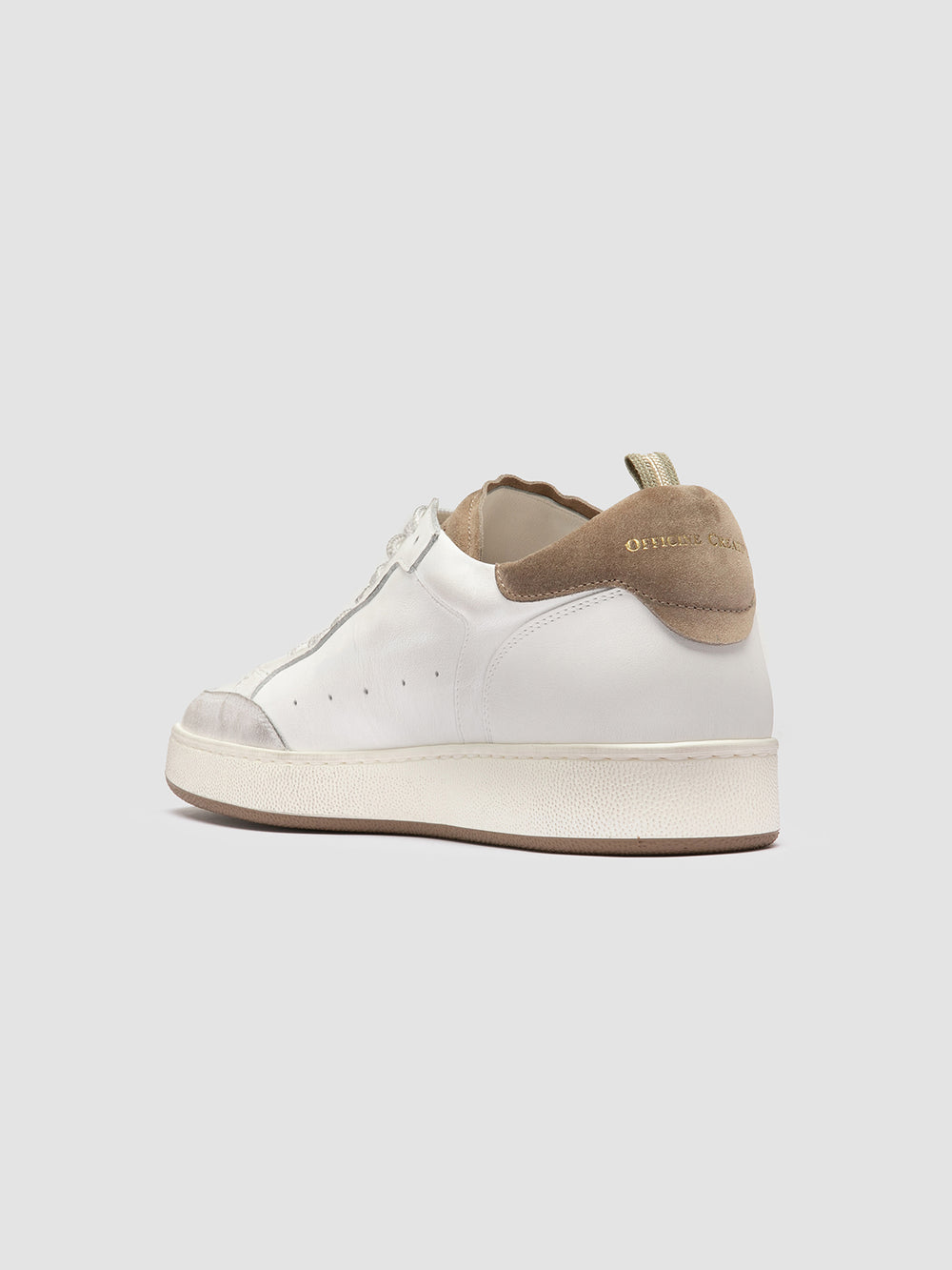 THE ANSWER 001 - White Leather and Suede Sneakers - Image 4