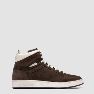 THE ANSWER 004 - Brown Leather and Suede Sneakers
