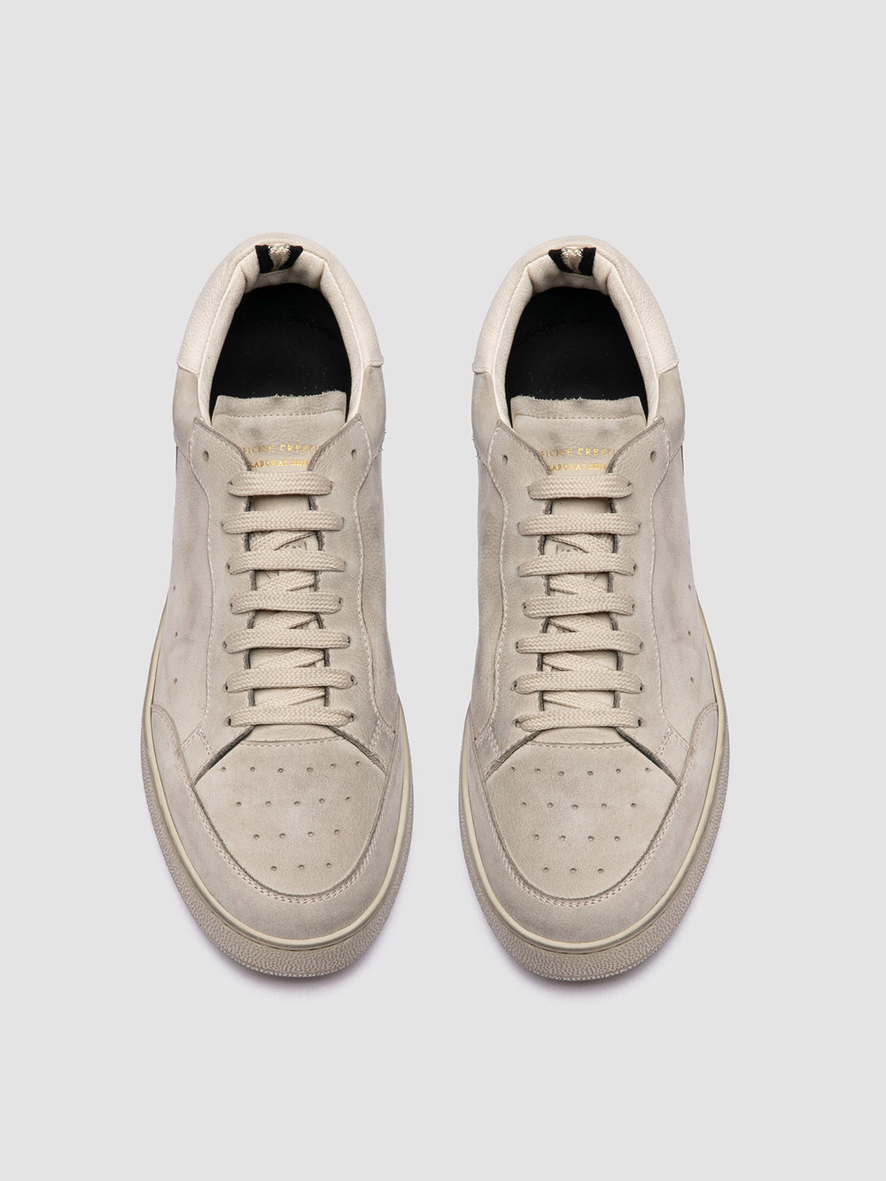 THE ANSWER 005 - Grey Leather and Suede Sneakers - Image 2