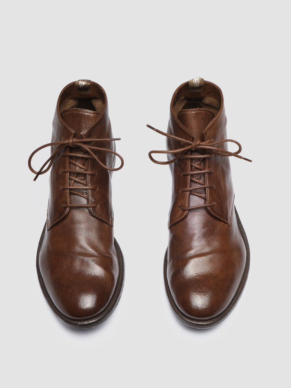 ARC 513 - Brown Leather Ankle Boots - Image 2