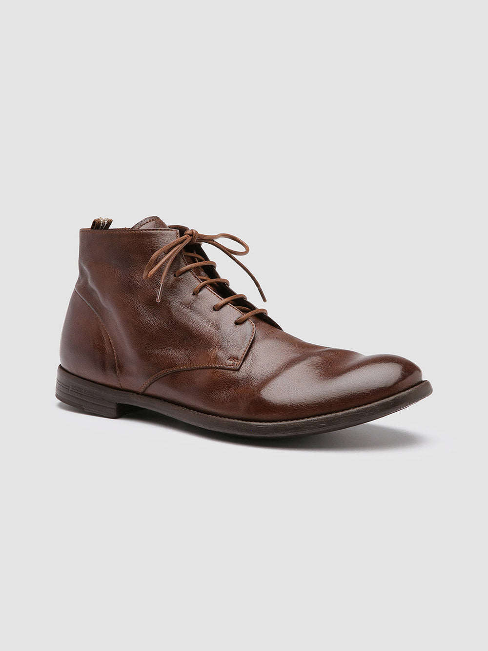 ARC 513 - Brown Leather Ankle Boots - Image 3