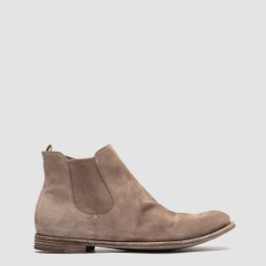 ARCHIVE 514 - Grey Suede Zipped Boots