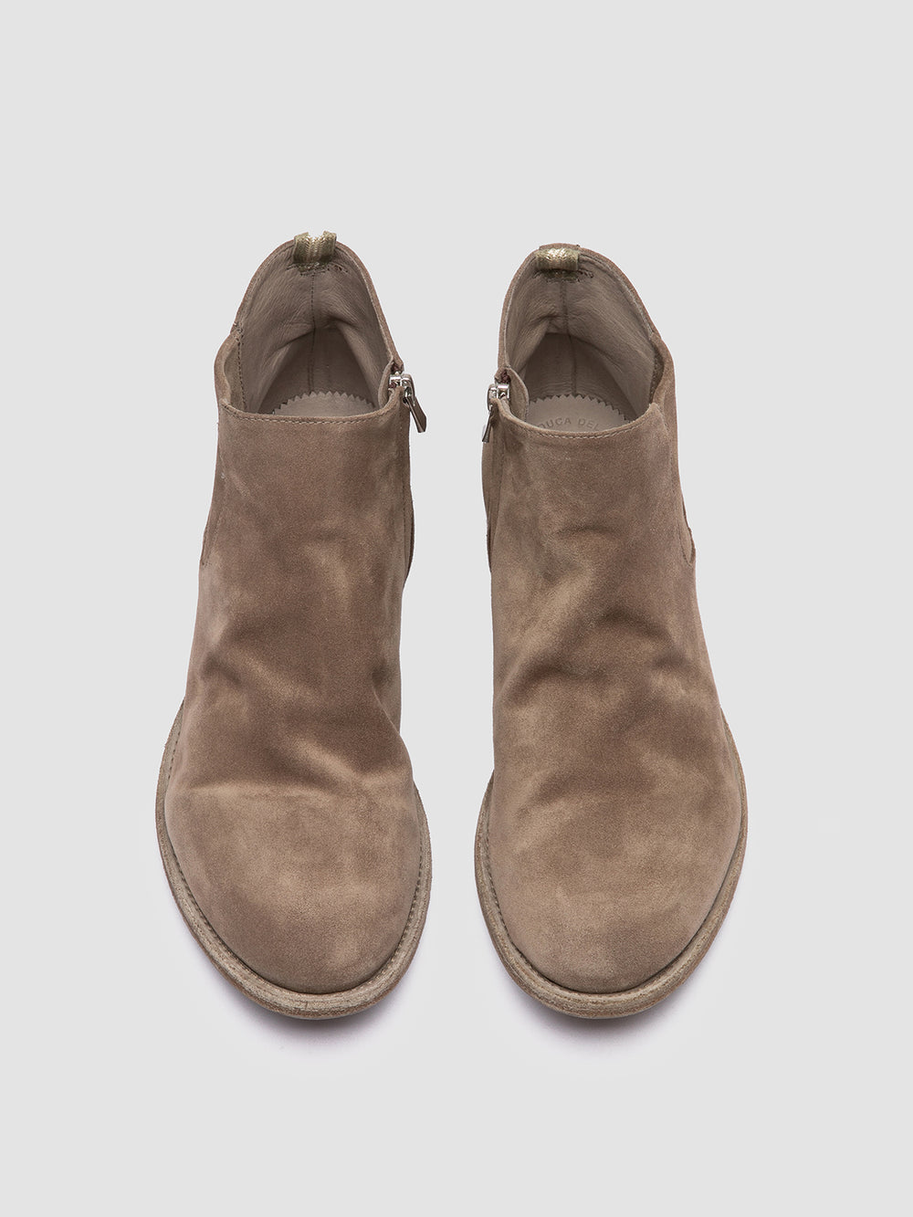 ARCHIVE 514 - Grey Suede Zipped Boots - Image 2