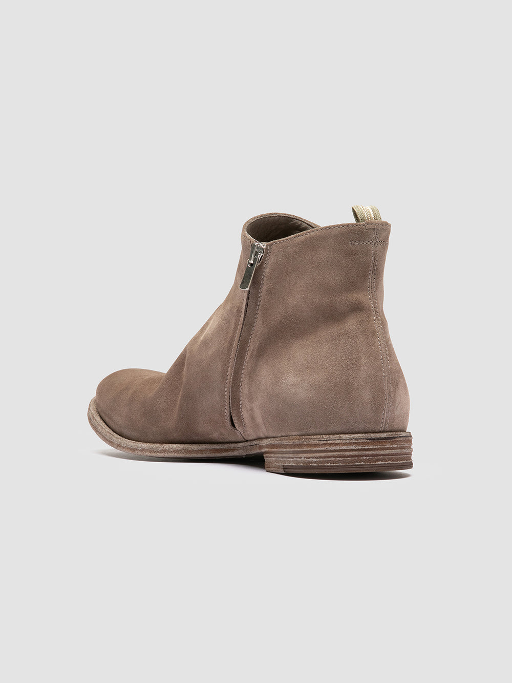 ARCHIVE 514 - Grey Suede Zipped Boots - Image 4