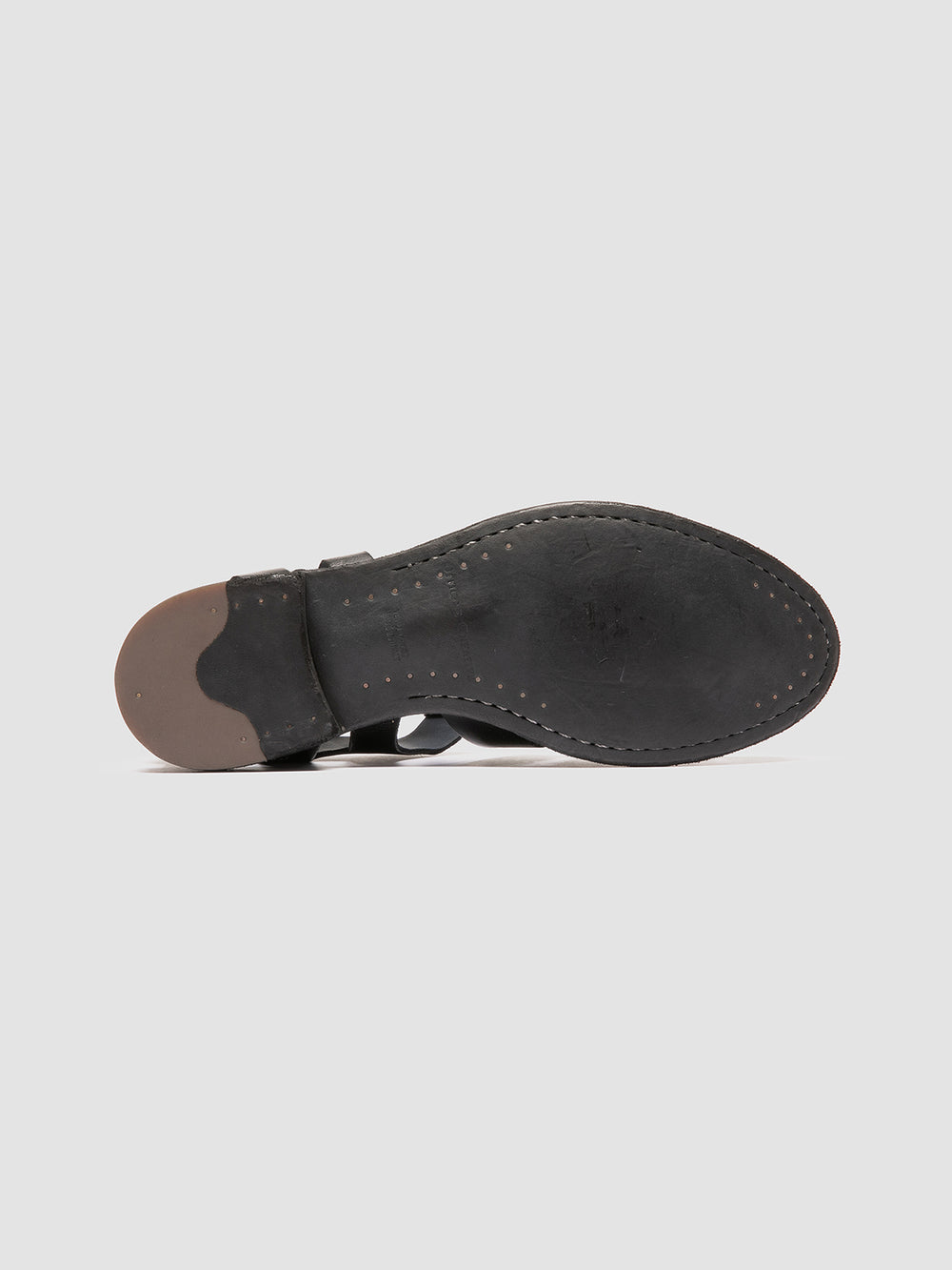 ARCHIVE 521 - Black Leather Sandals - Image 5