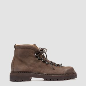 ARTIK FLEXI 002 - Brown Suede Lace Up Boots