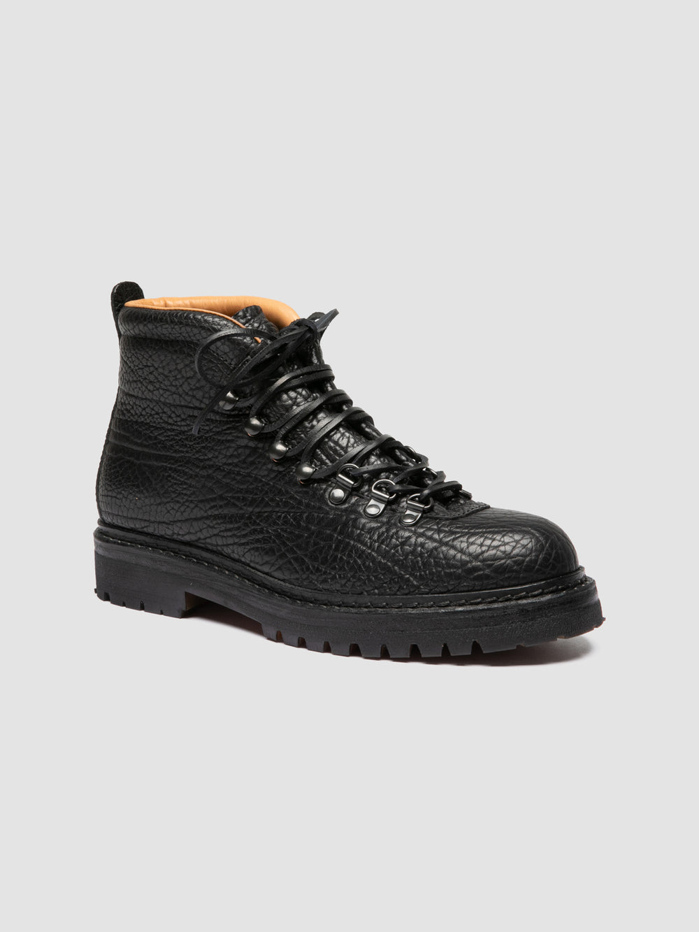 ARTIK FLEXI 002 - Black Leather Lace Up Boots - Image 3