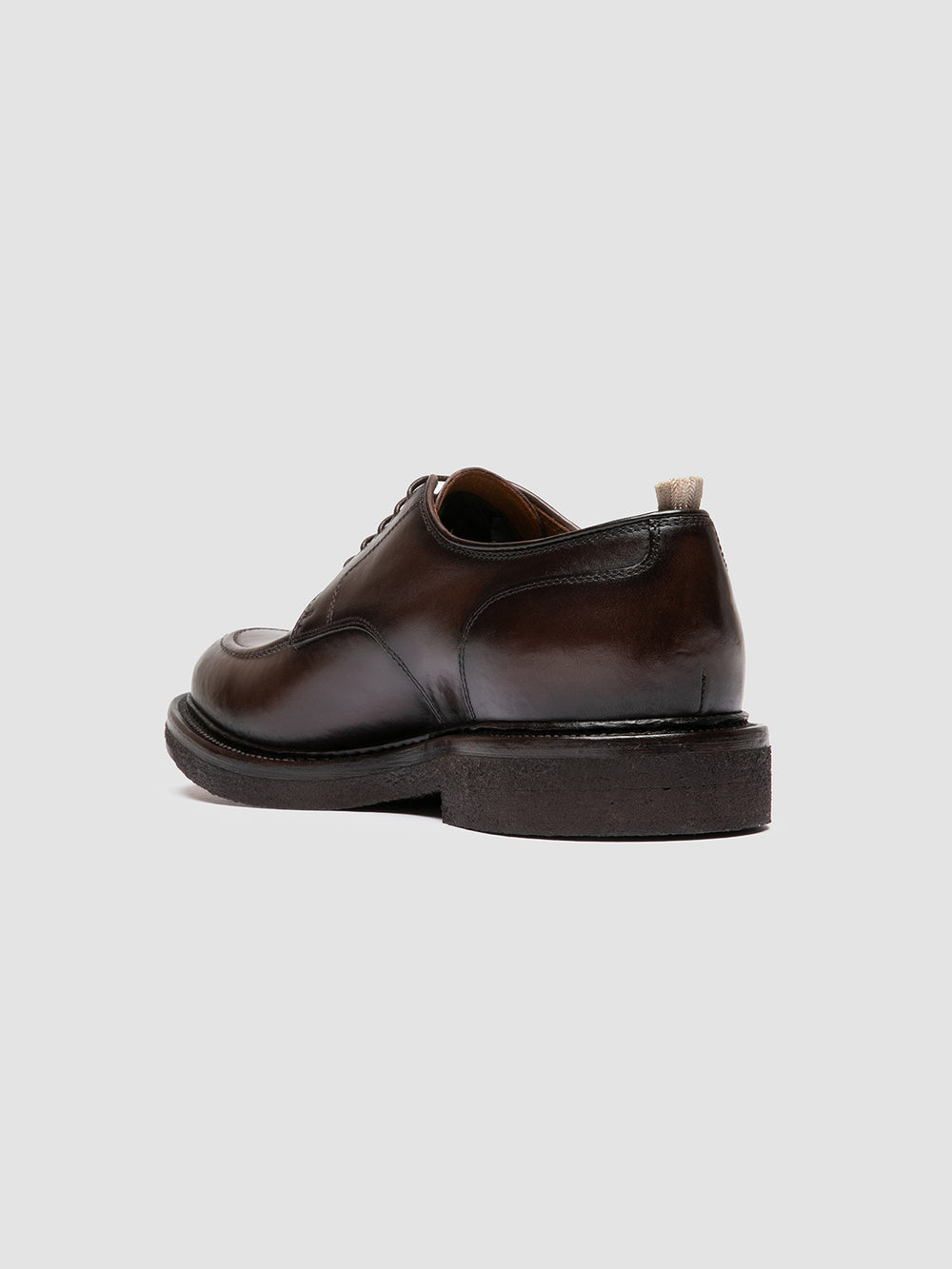 ASTON CREPE 003 - Brown Leather Derby Shoes - Image 4