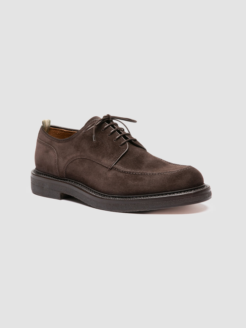 ASTON CREPE 003 - Brown Suede Derby Shoes - Image 3