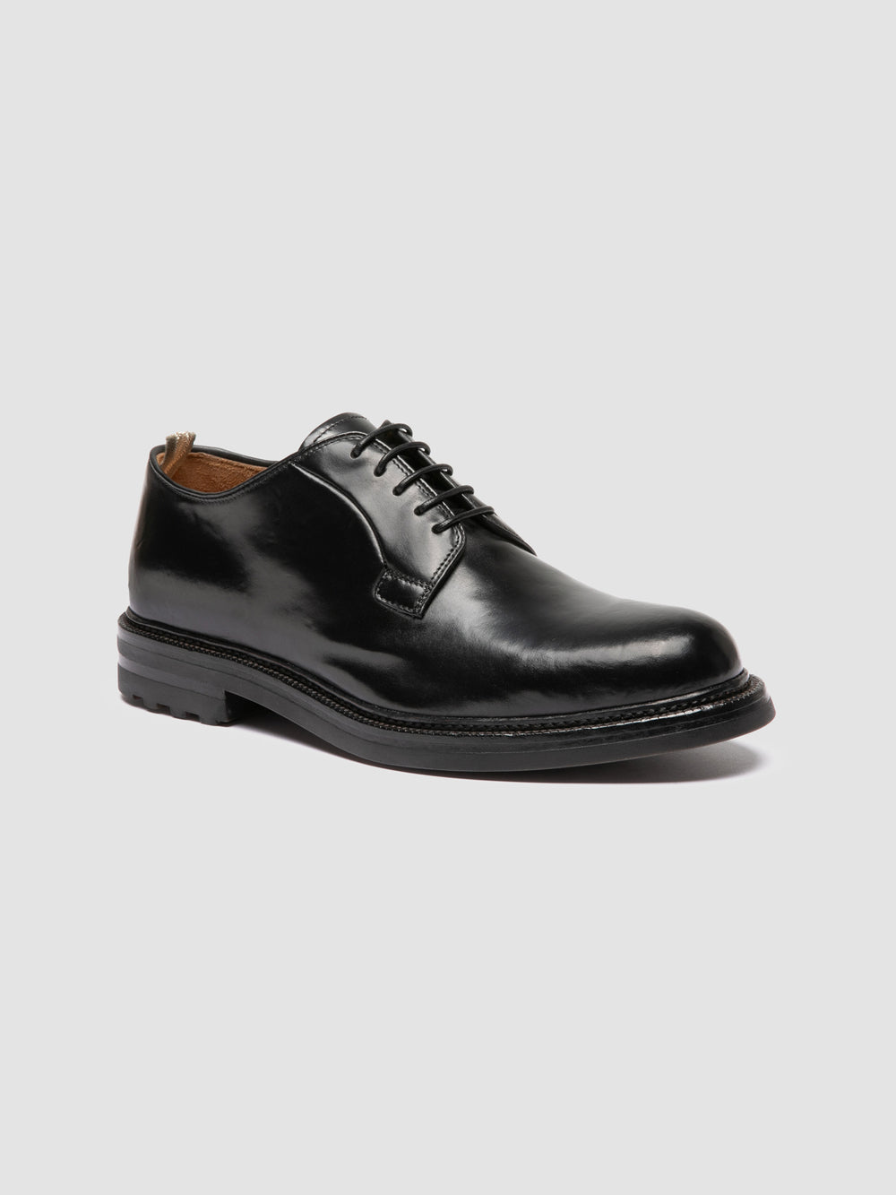 ASTON FLEXI 001 - Black Leather Derby Shoes - Image 3