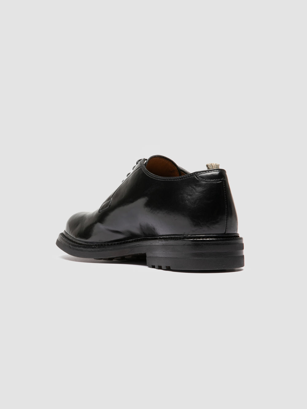 ASTON FLEXI 001 - Black Leather Derby Shoes - Image 4